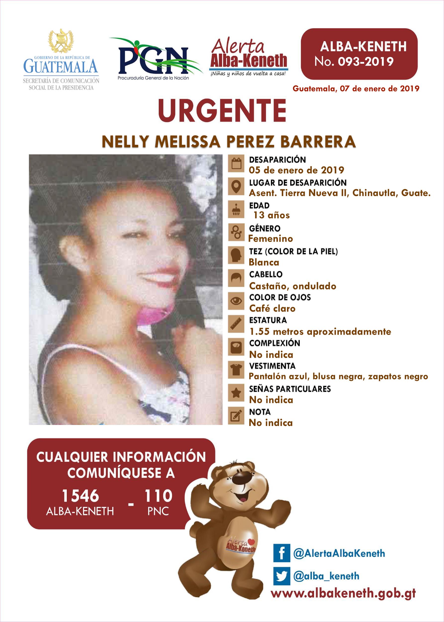 Nelly Melissa Perez Barrera