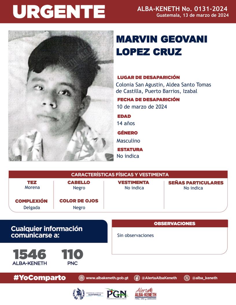 Marvin Geovani Lopez Cruz
