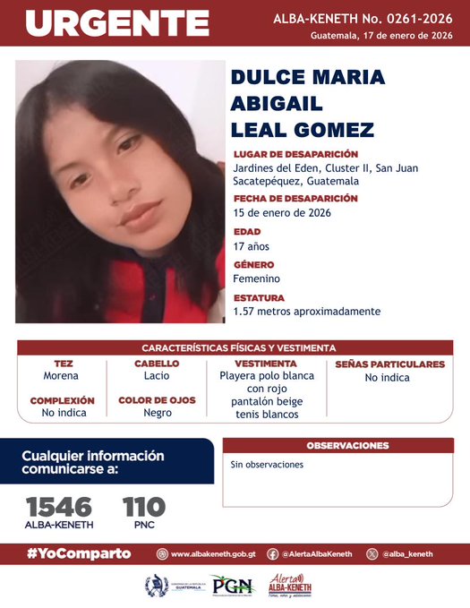 Dulce María Abigail Leal Gomez