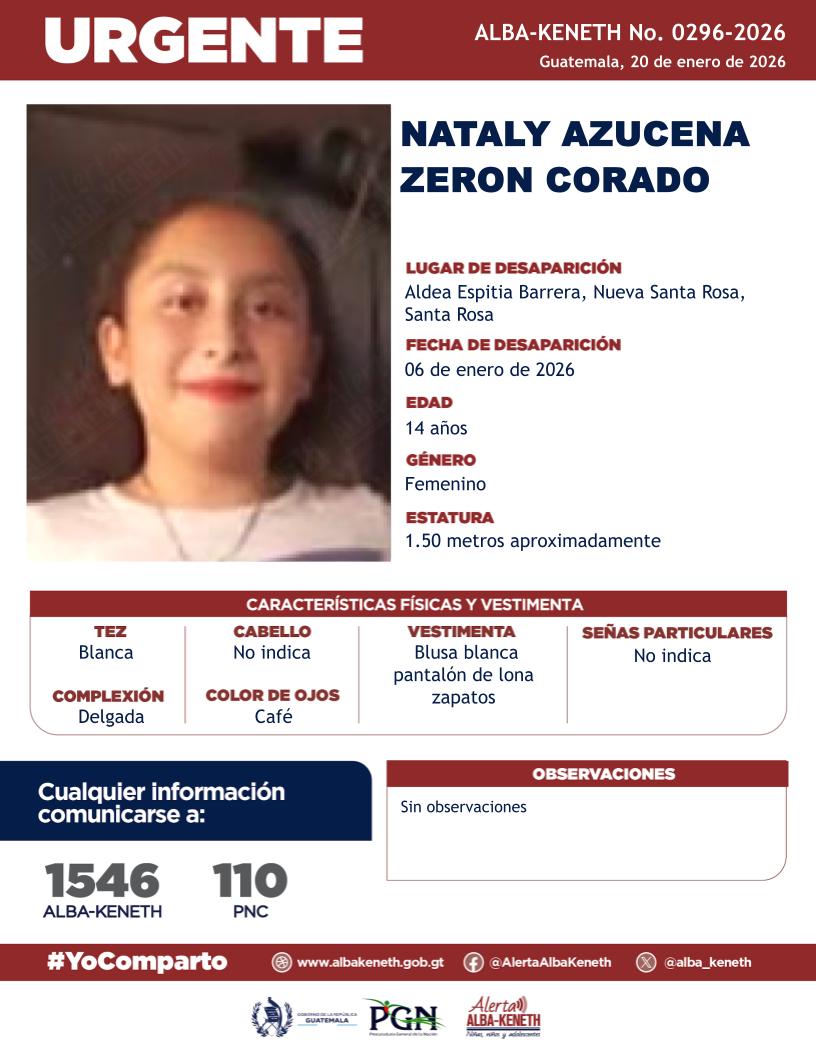 Nataly Azucena Zeron Corado