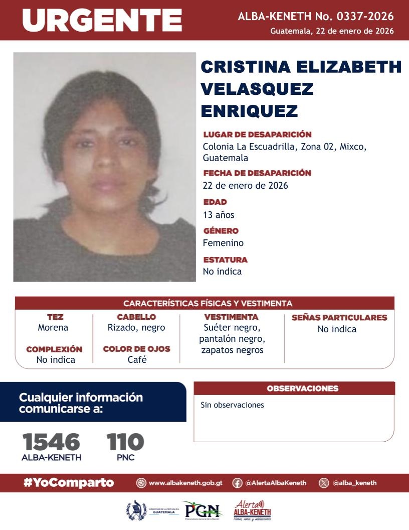 Cristina Elizabeth Velasquez Enriquez