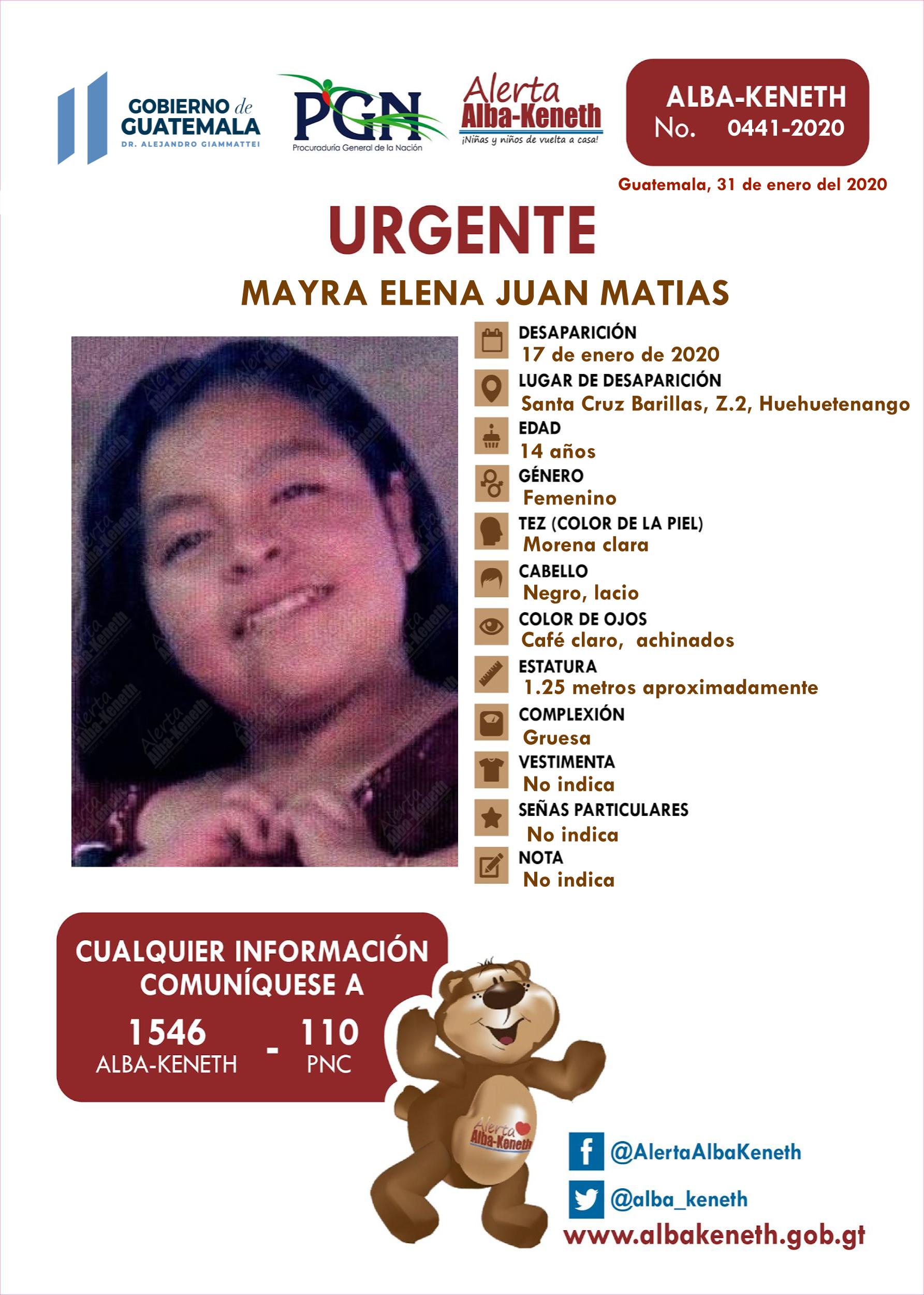 Mayra Elena Juan Matias