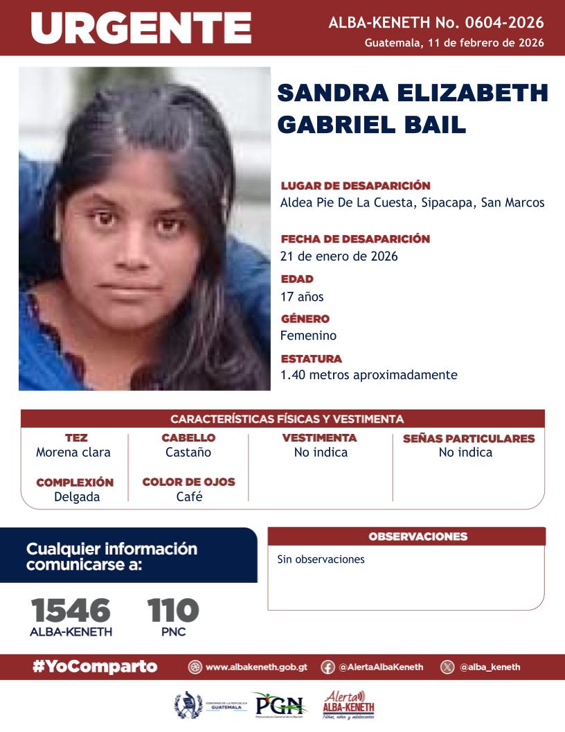 Sandra Elizabeth Gabriel Bail
