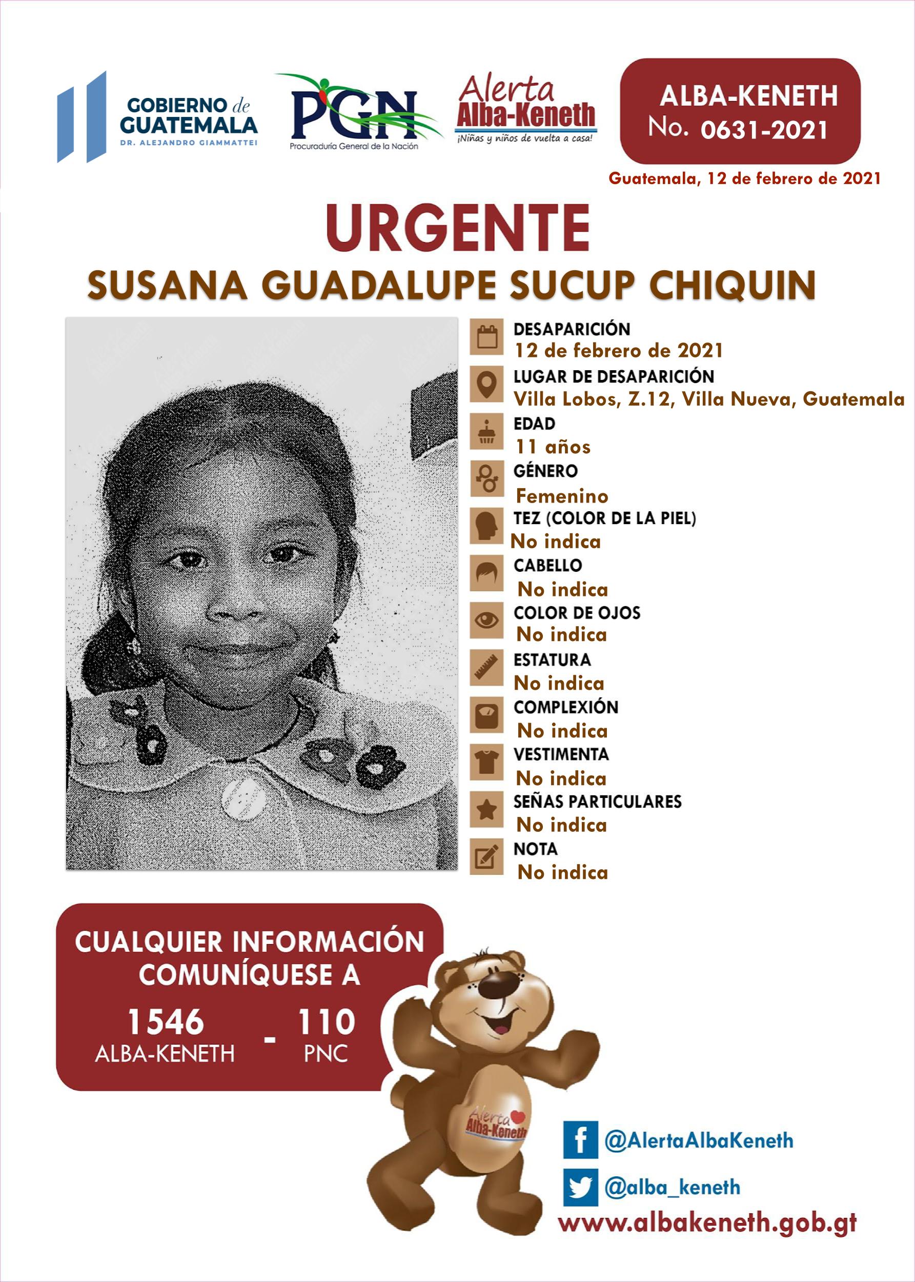 Susana Guadalupe Sucup Chiquin