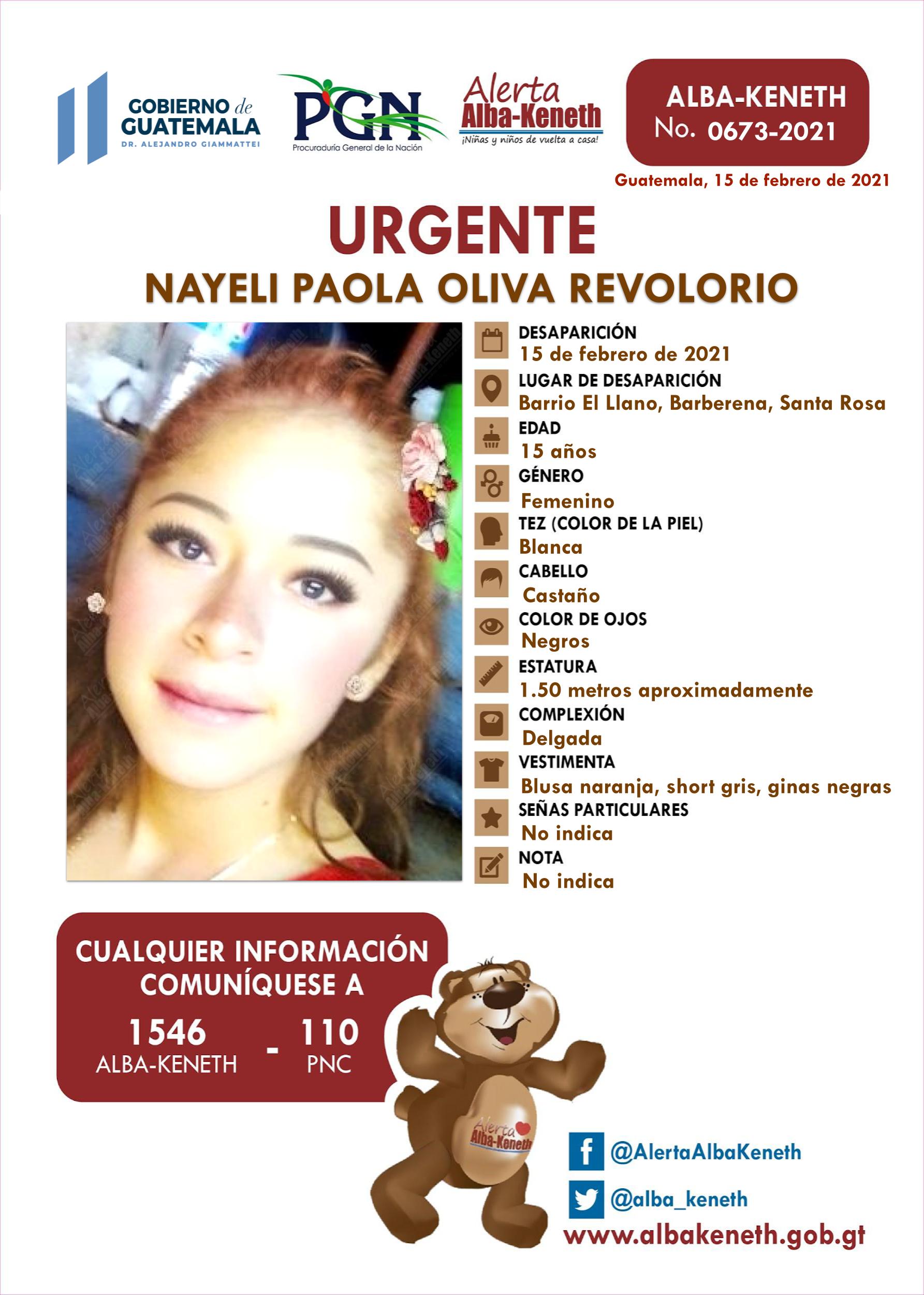 Nayeli Paola Oliva Revolorio