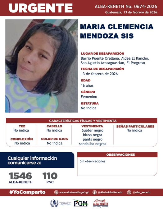 Maria Clemencia Mendoza Sis