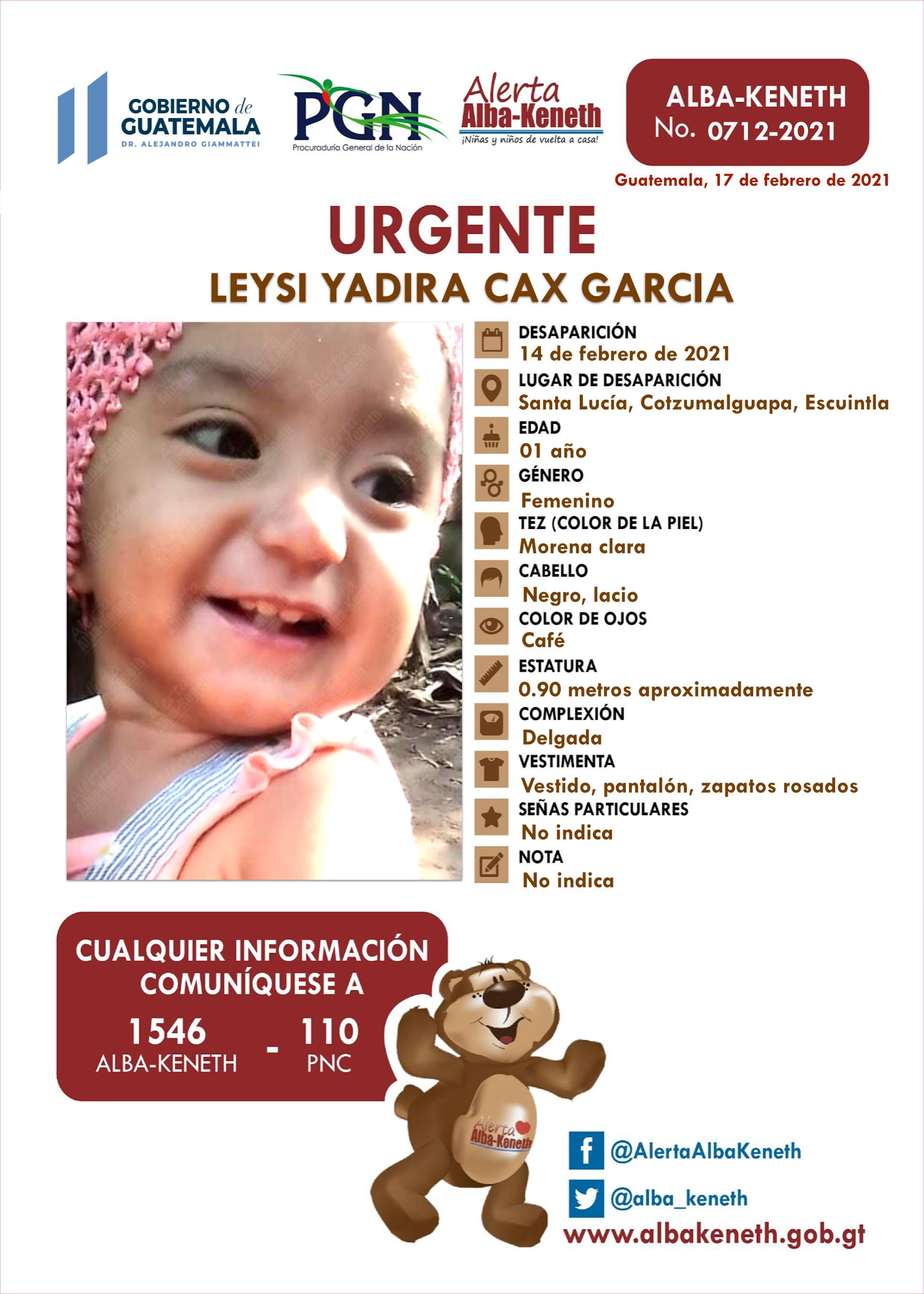 Leysi Yadira Cax Garcia