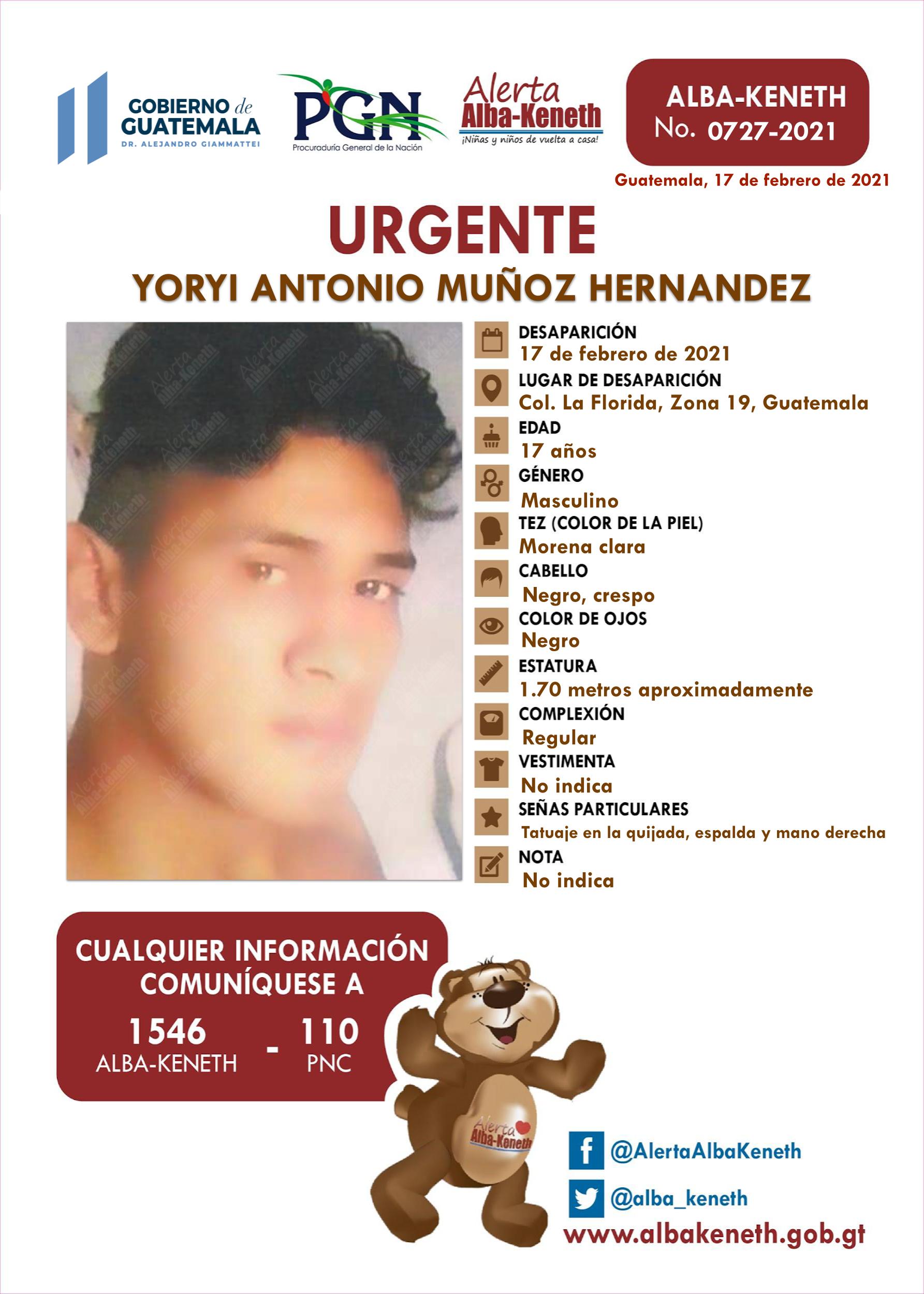 Yoryi Antonio Muñoz Hernandez