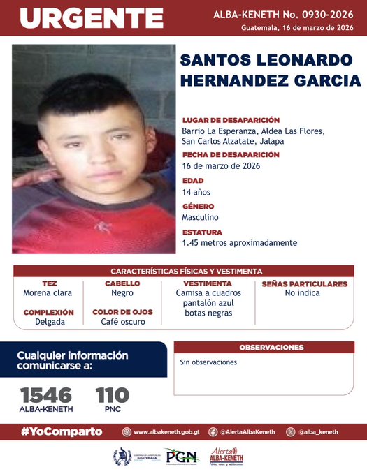 Santos Leonardo Hernández Garcia