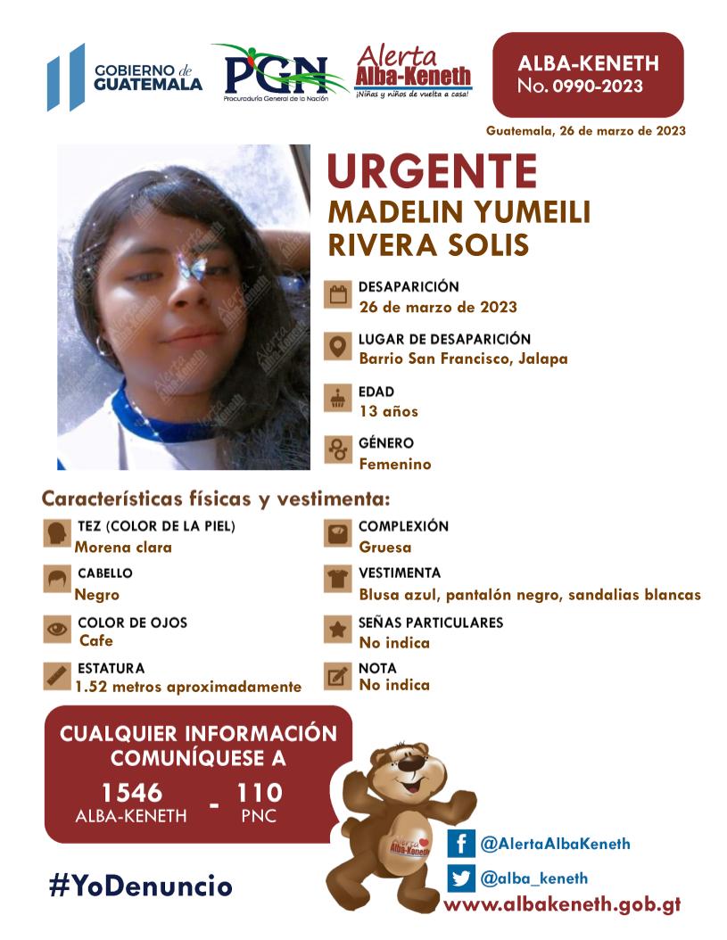 Madelin Yumeili Rivera Solis