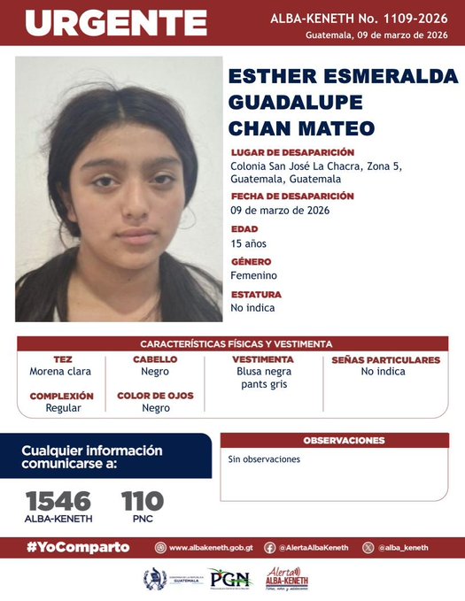 Esther Esmeralda Guadalupe Chan Mateo