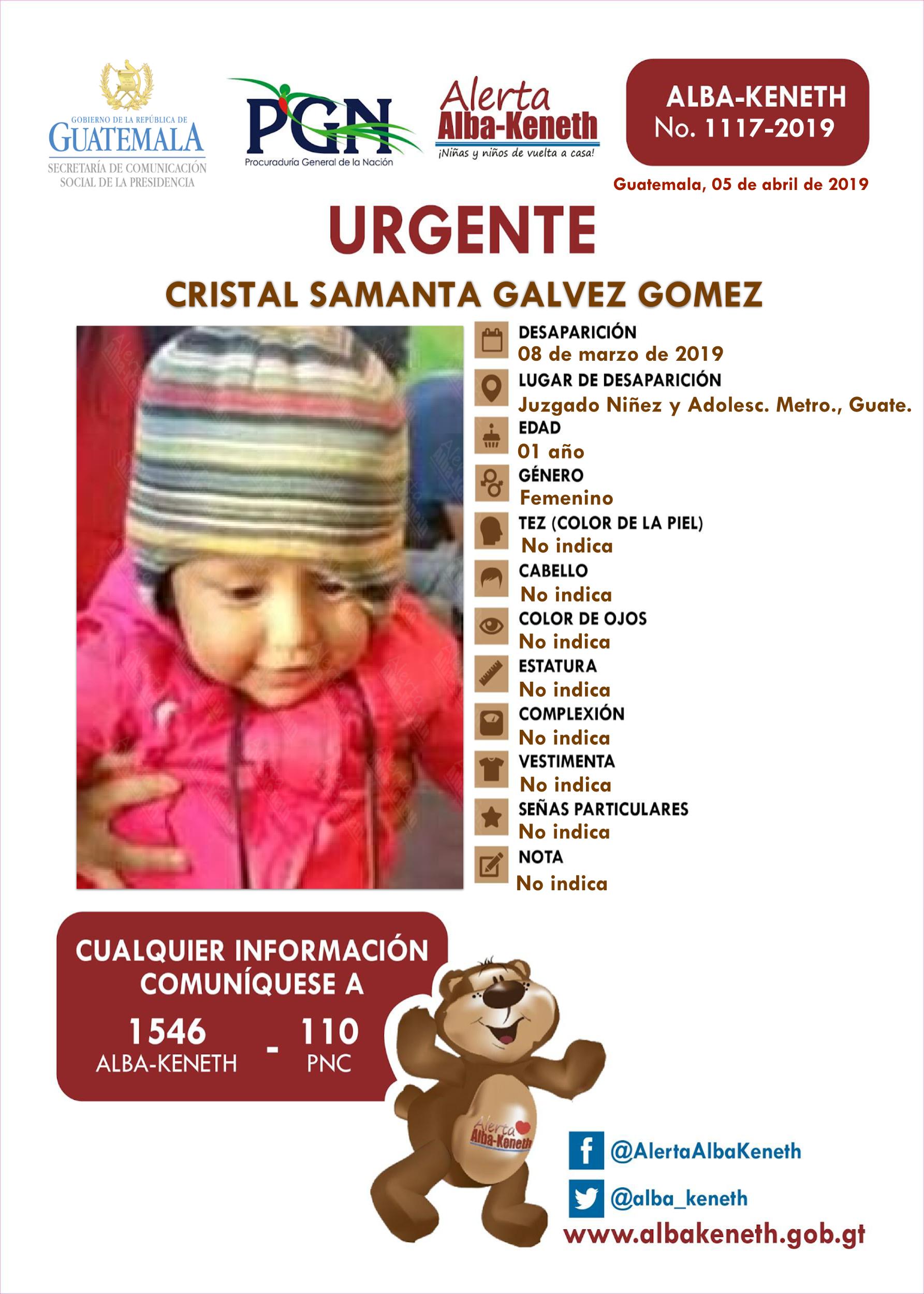 Cristal Samanta Galvez Gomez