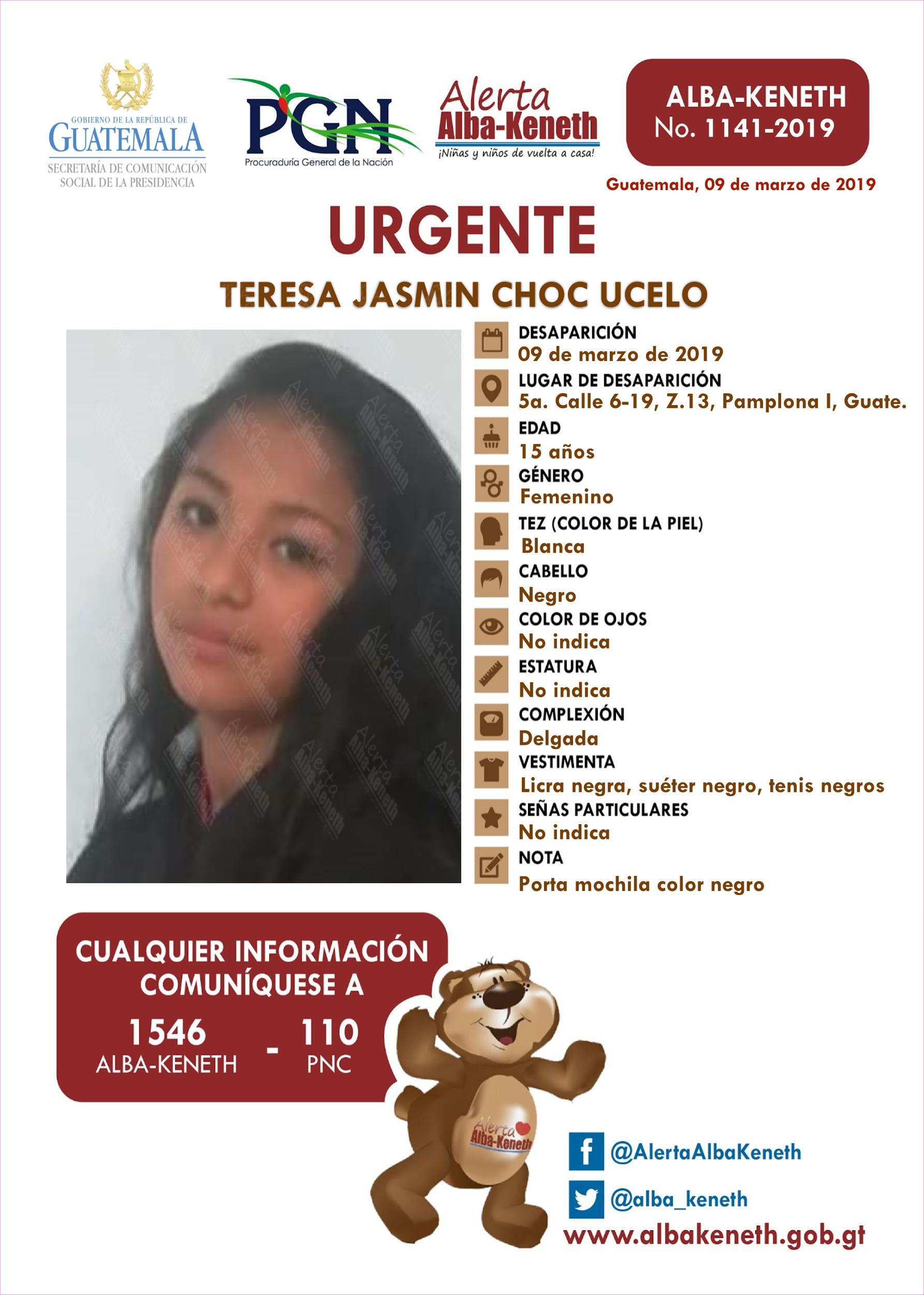 Teresa Jasmin Choc Ucelo