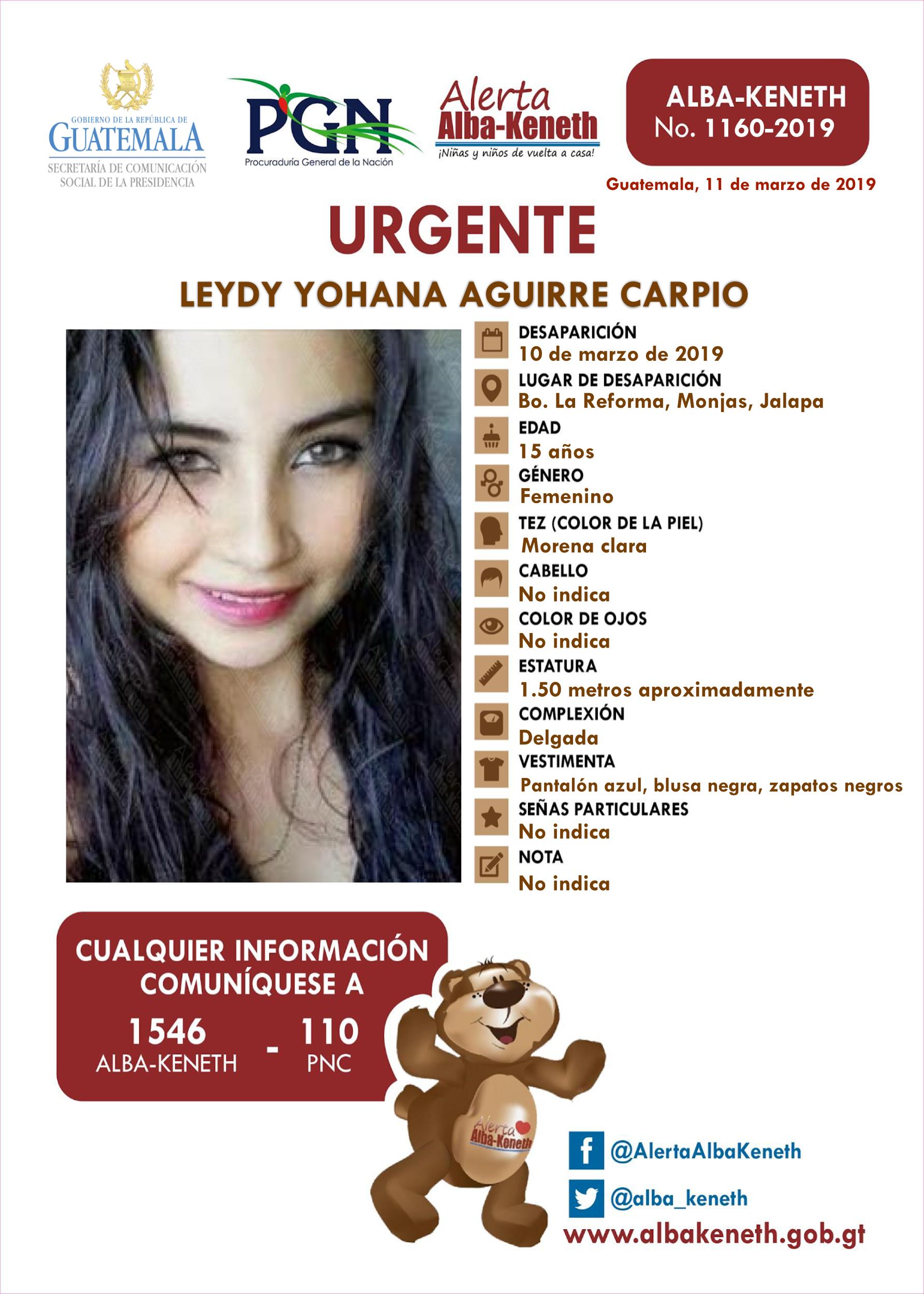 Leydy Yohana Aguirre Carpio