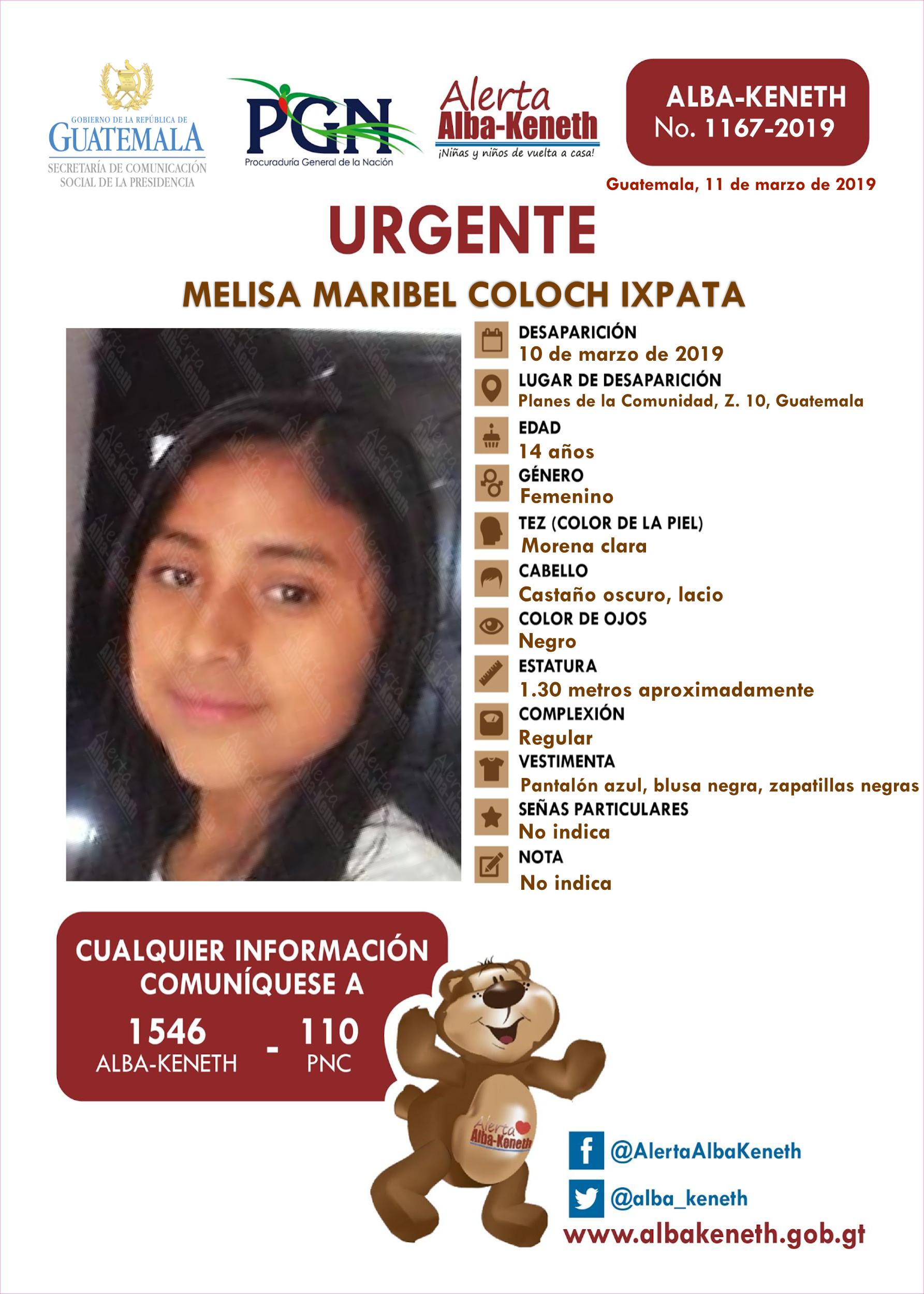 Melisa Maribel Coloch Ixpata