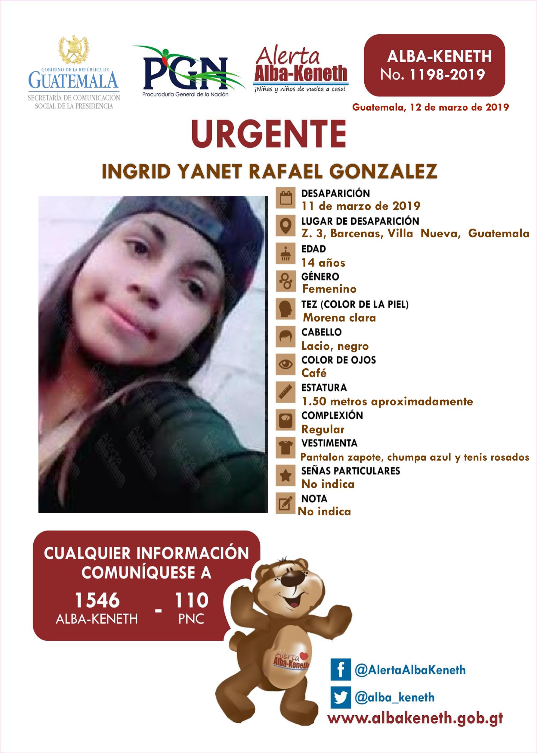 Ingrid Yanet Rafael Gonzalez