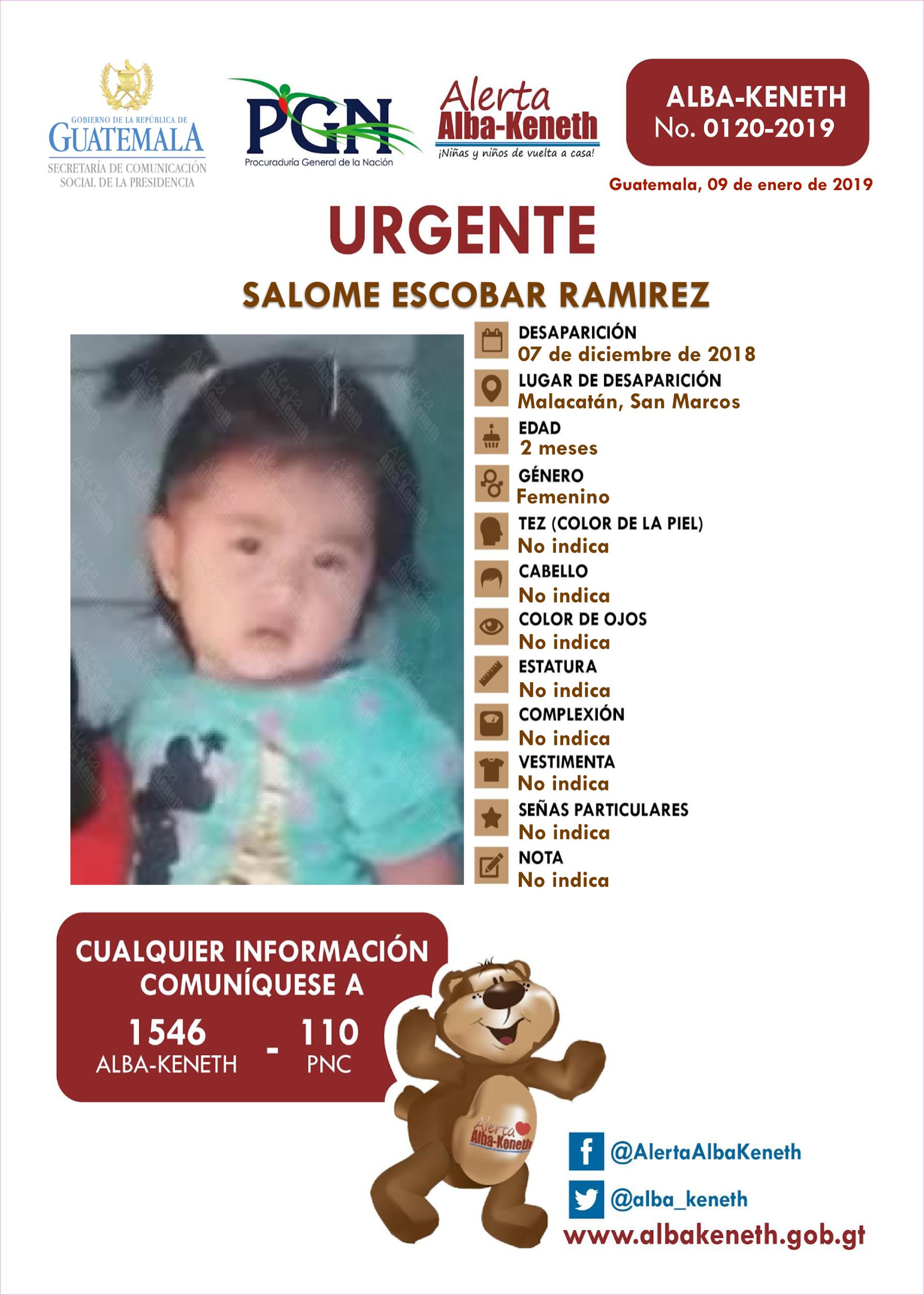 Salome Escobar Ramirez