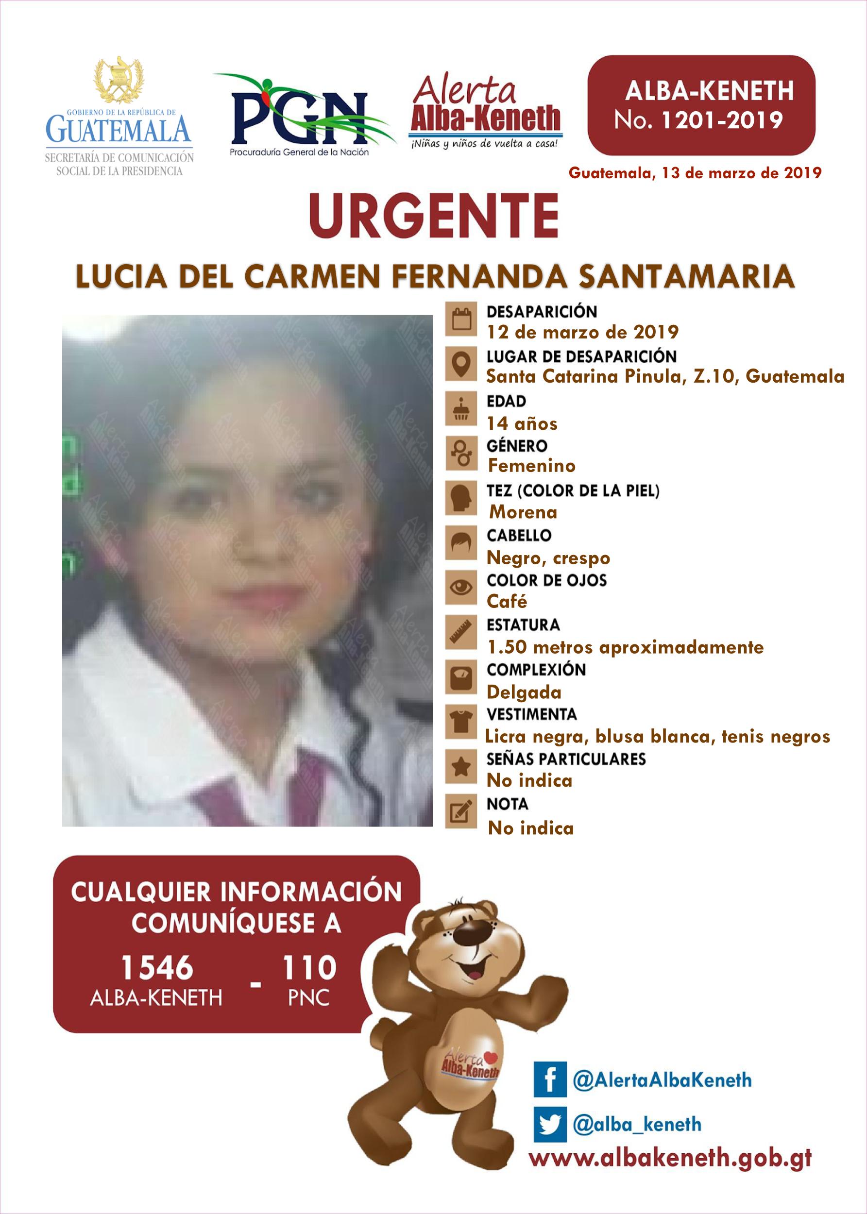 Lucia del Carmen Fernanda Santamaria