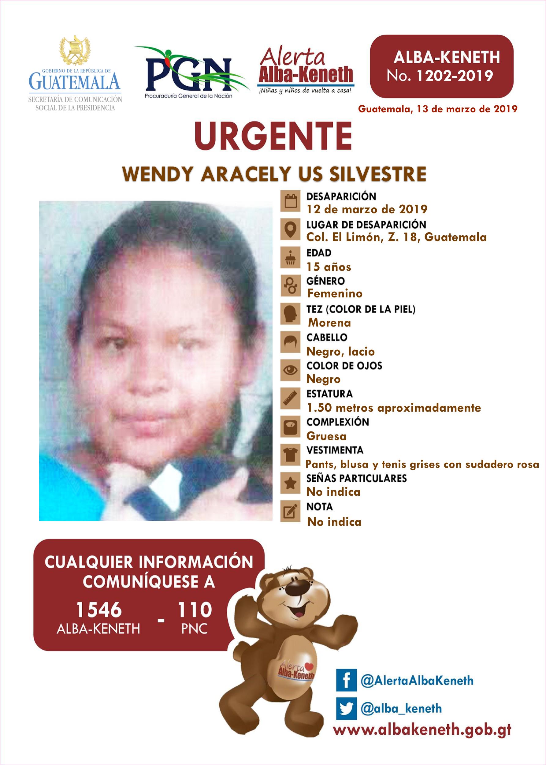 Wendy Aracely Us Silvestre