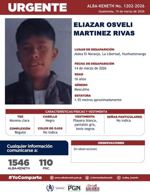 Eliazar Osveli Martinez Rivas