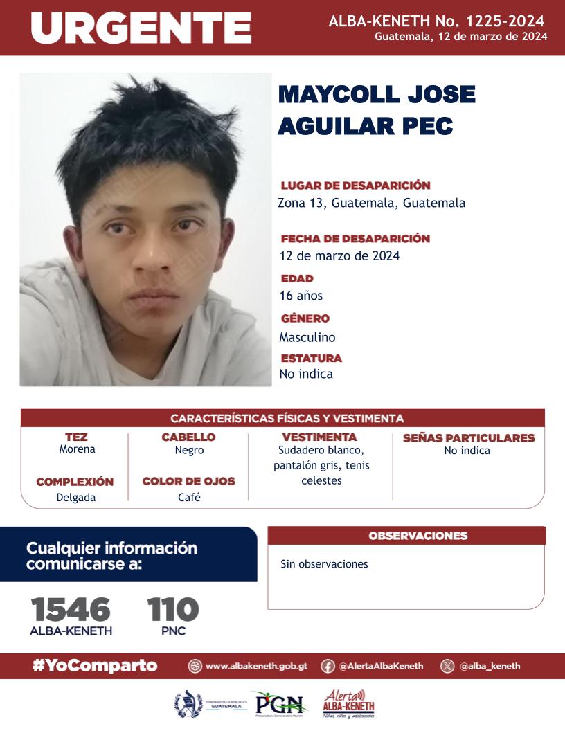 Maycoll Jose Aguilar Pec