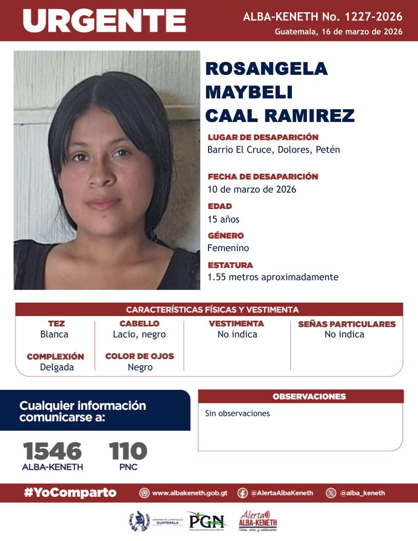Rosangela Maybeli Caal Ramirez
