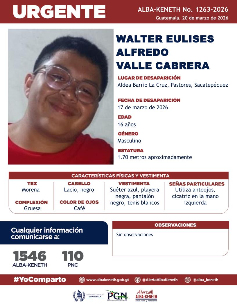 Walter Eulises Alfredo Valle Cabrera