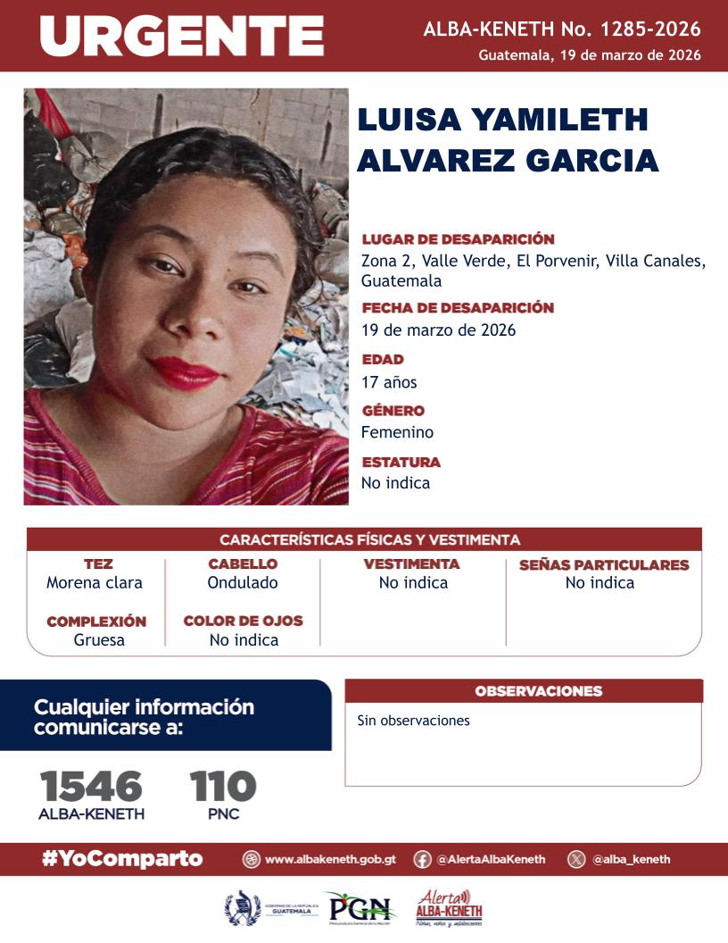 Luisa Yamileth Alvarez Garcia