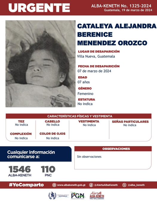 Cataleya Alejandra Berenice Menendez Orozco
