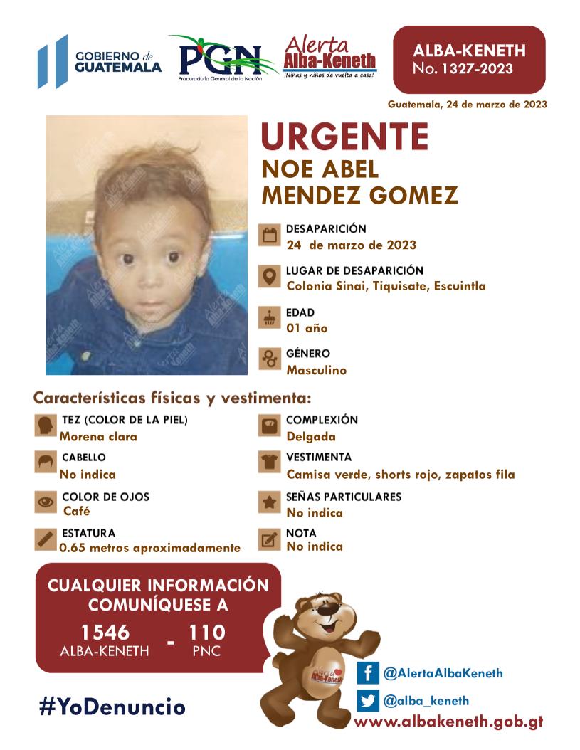 Noe Abel Mendez Gomez