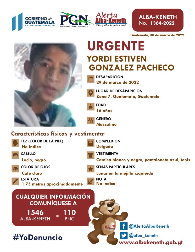 Yordi Estiven Gonzalez Pacheco