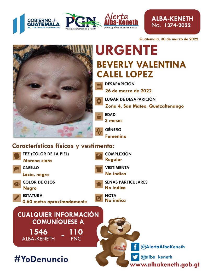 Beverly Valentina Calel López