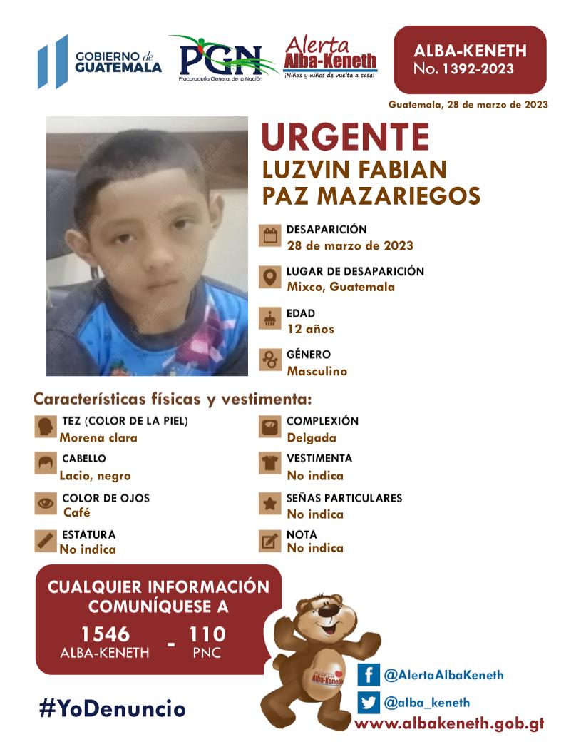 Luzvin Fabian Paz Mazariegos