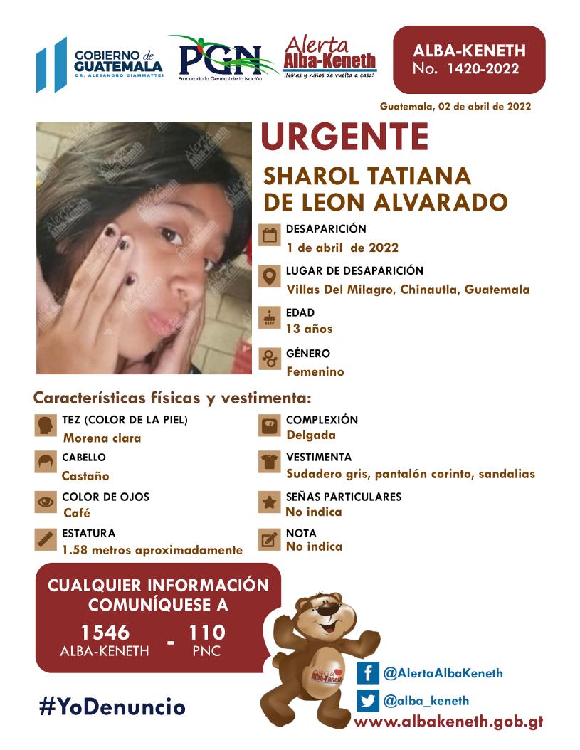 Sharol Tatiana De Leon Alvarado