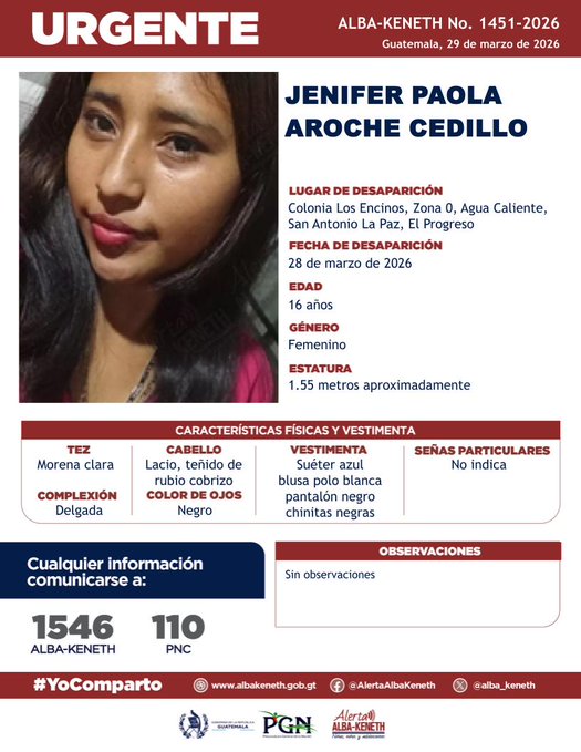 Jenifer Paola Aroche Cedillo