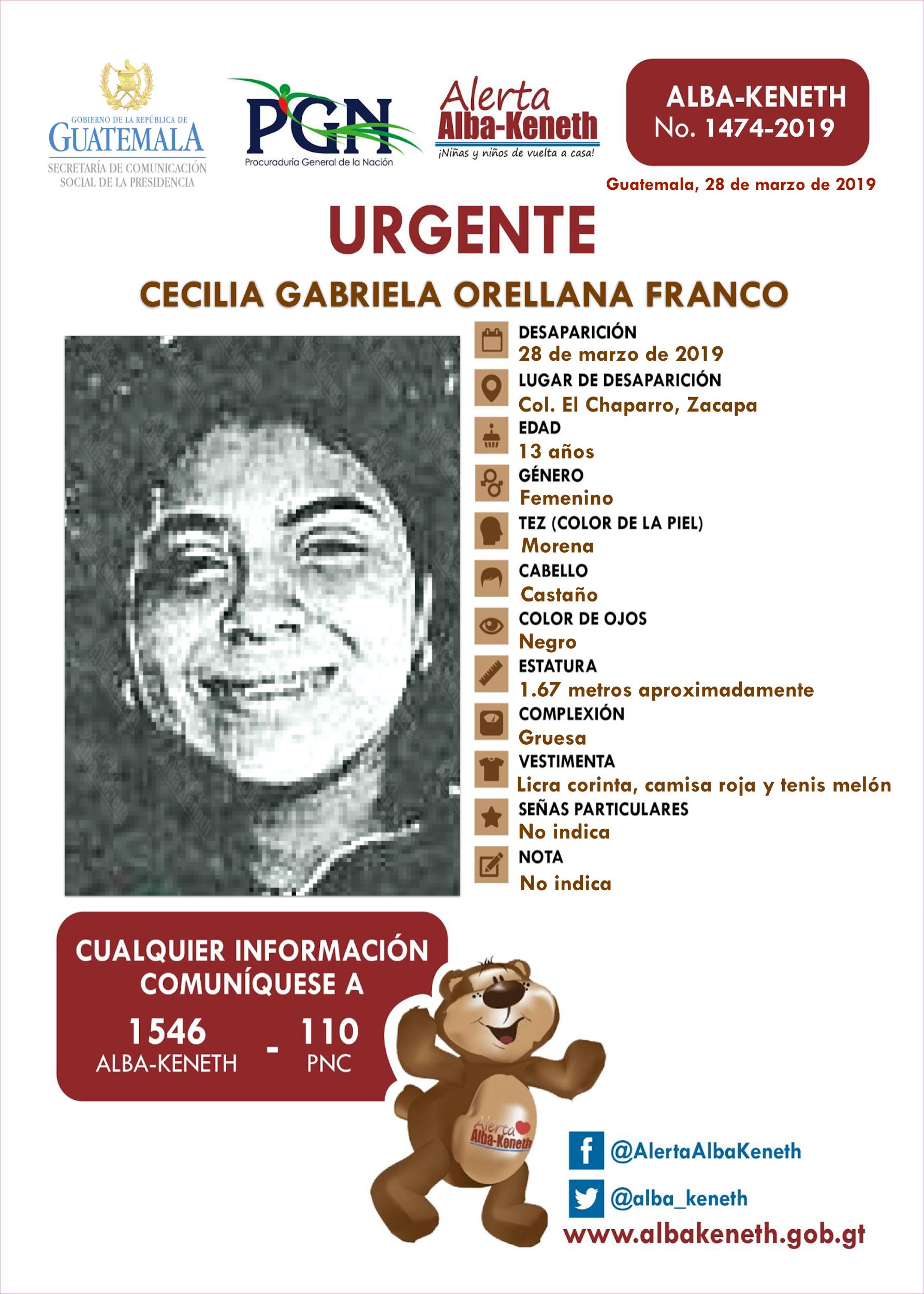 Cecilia Gabriela Orellana Franco