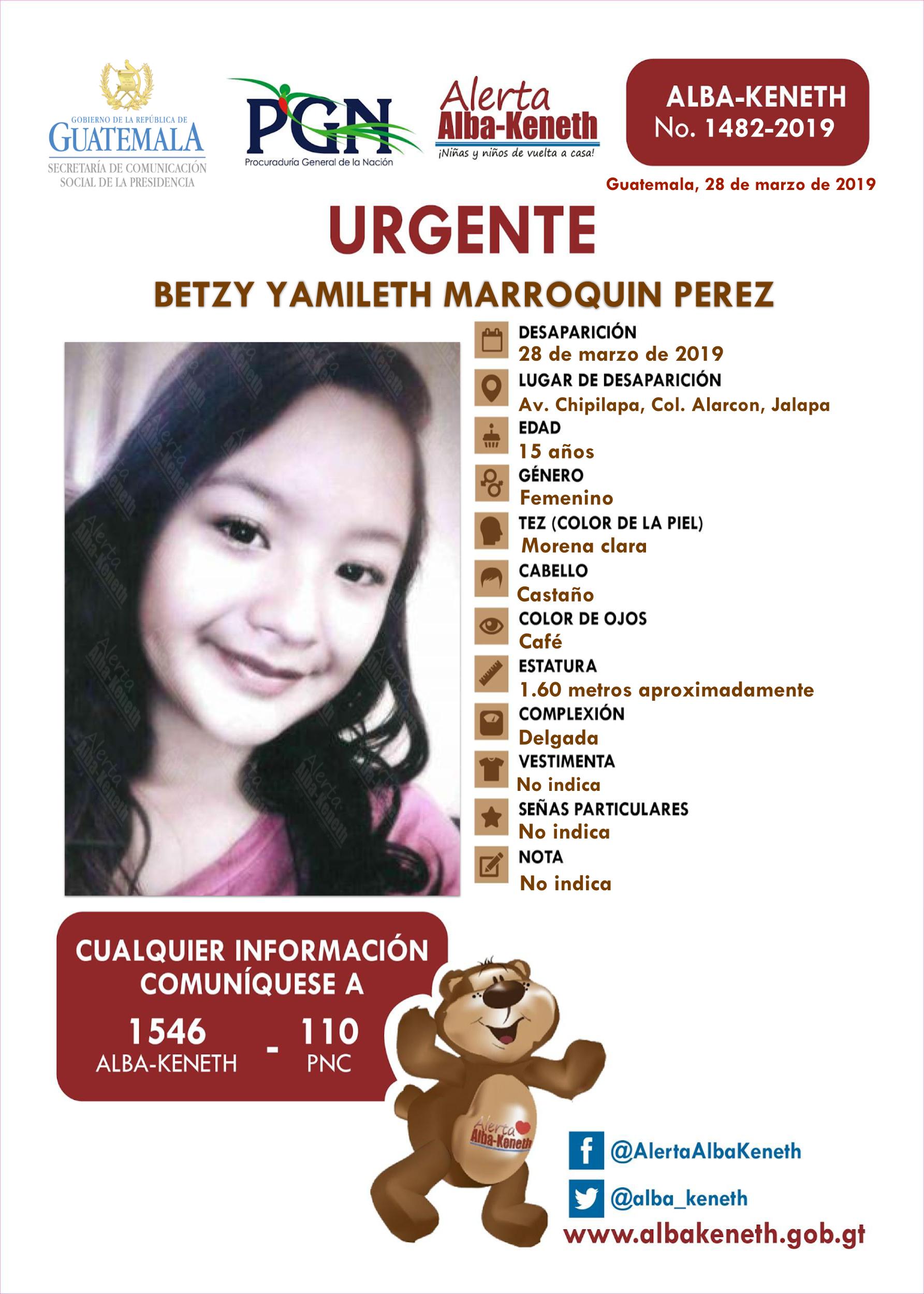 Betzy Yamileth Marroquin Perez