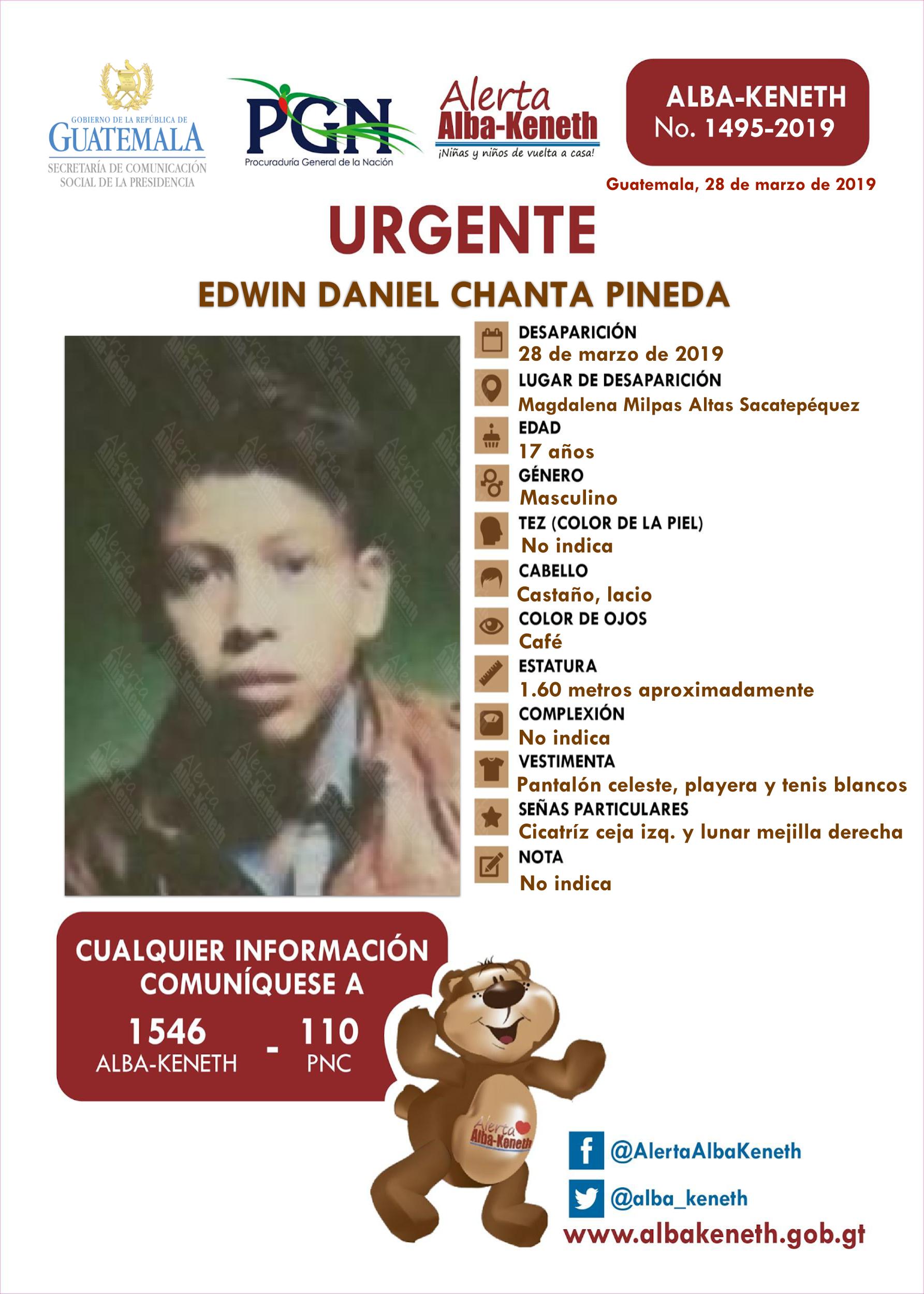 Edwin Daniel Chanta Pineda