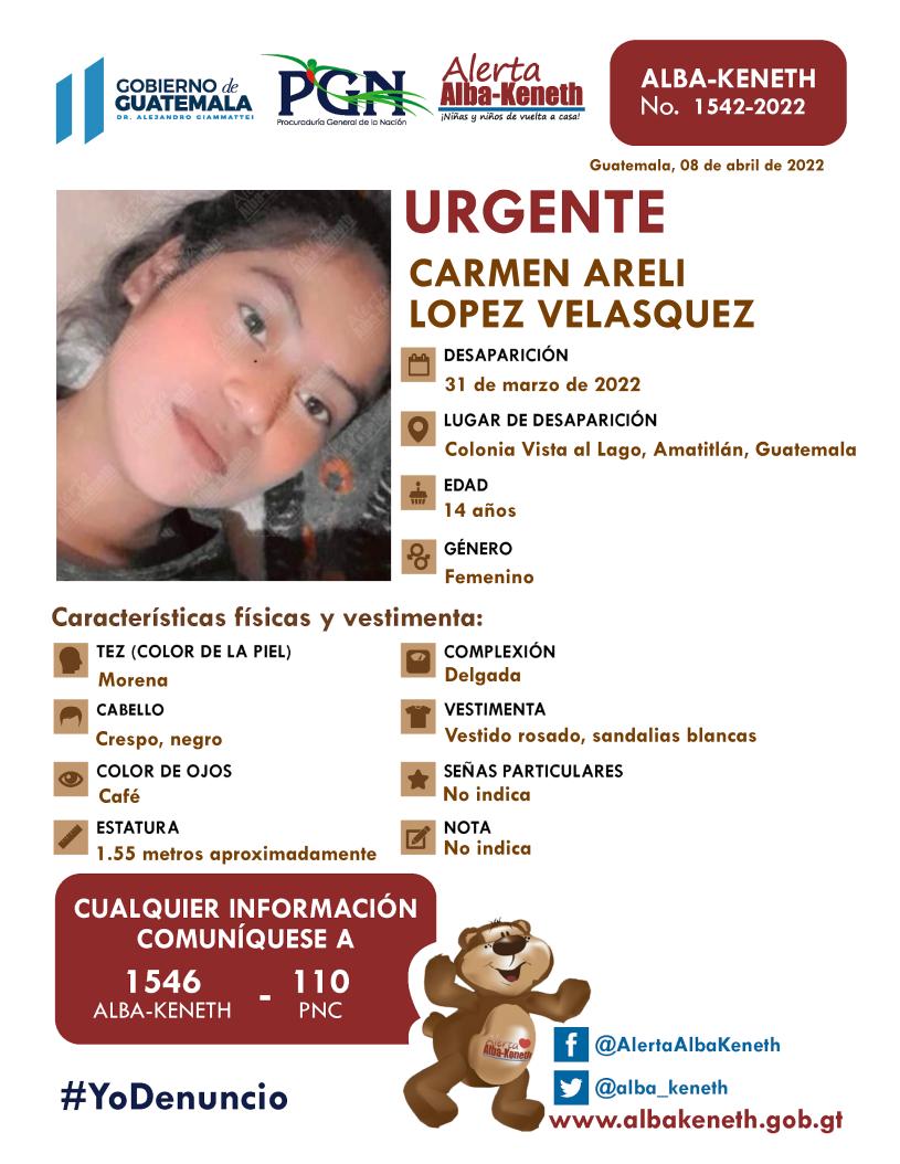 Carmen Areli Lopez Velasquez