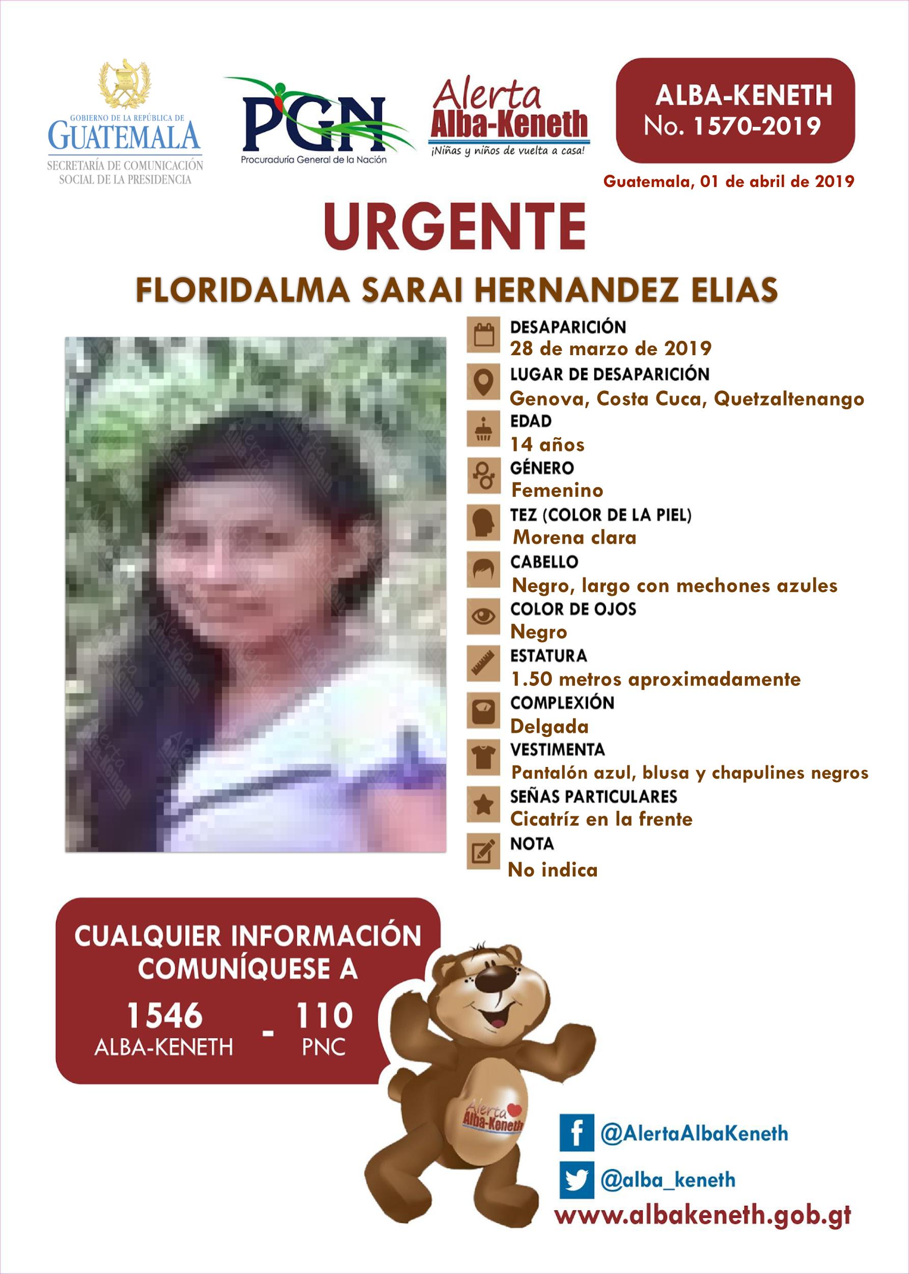 Floridalma Sarai Hernandez Elias