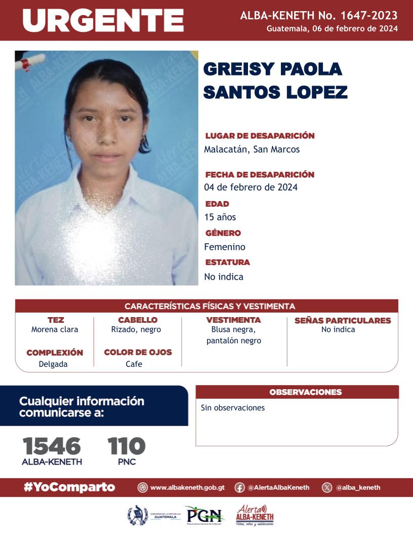 Greisy Paola Santos Lopez