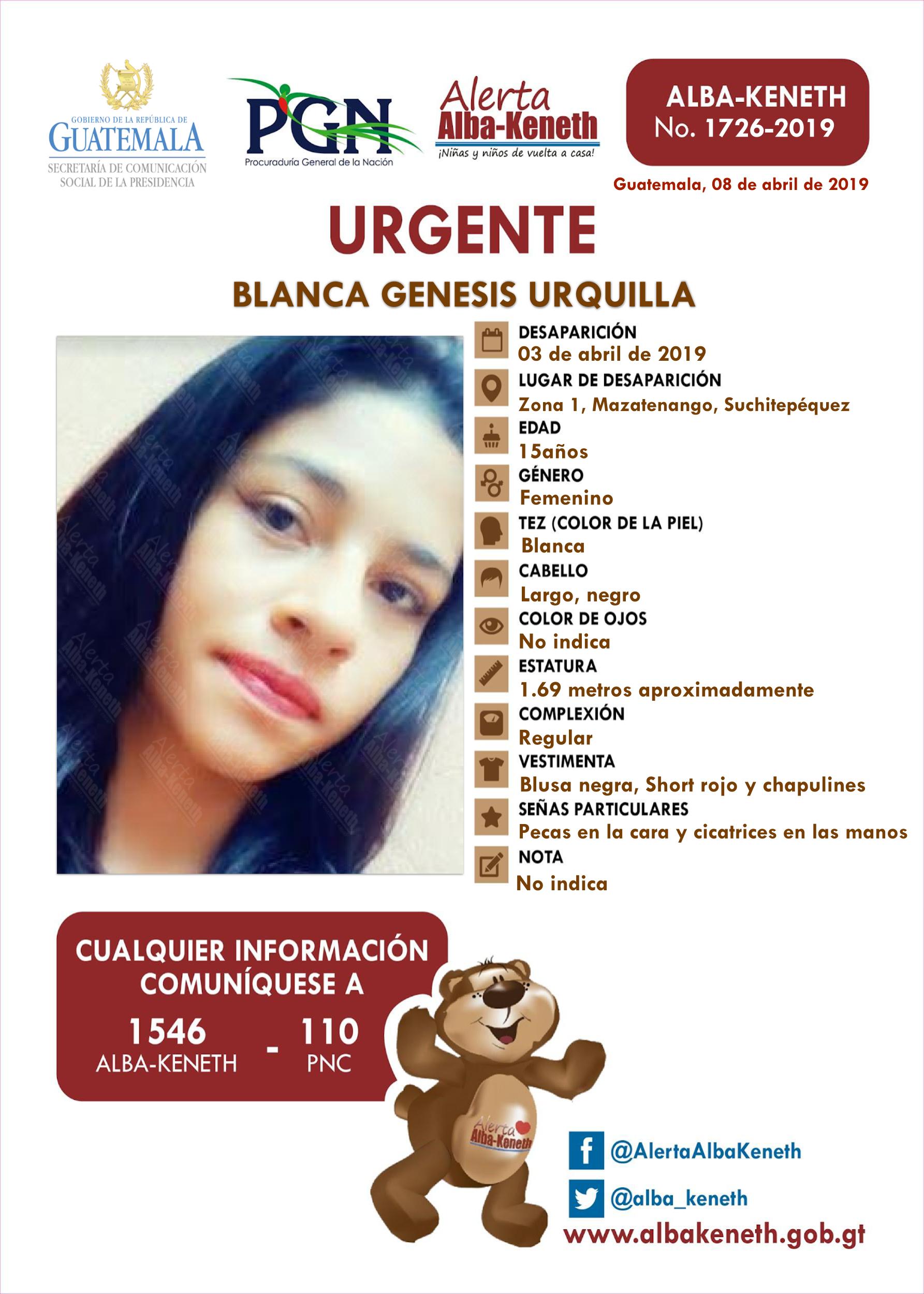 Blanca Genesis Urquilla