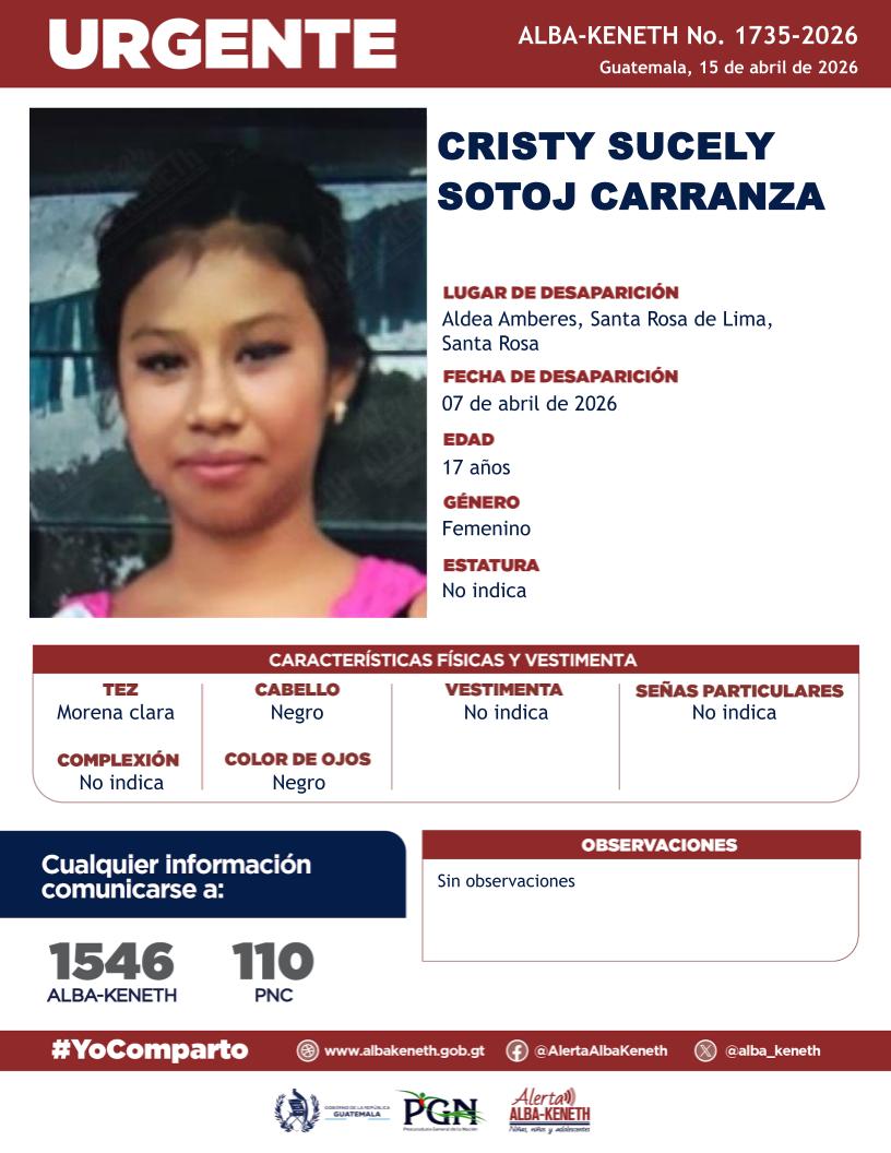 Cristy Sucely Sotoj Carranza