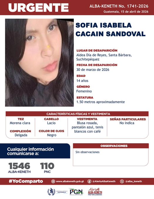 Sofia Isabela Cacain Sandoval