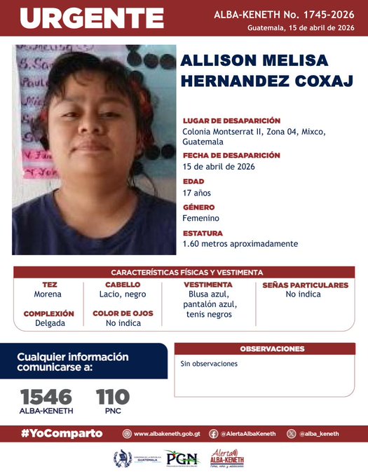 Allison Melisa Hernandez Coxaj