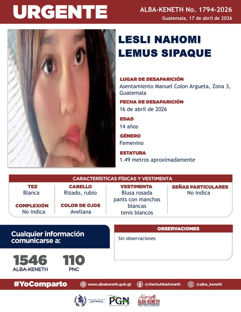 Lesli Nahomi Lemus Sipaque