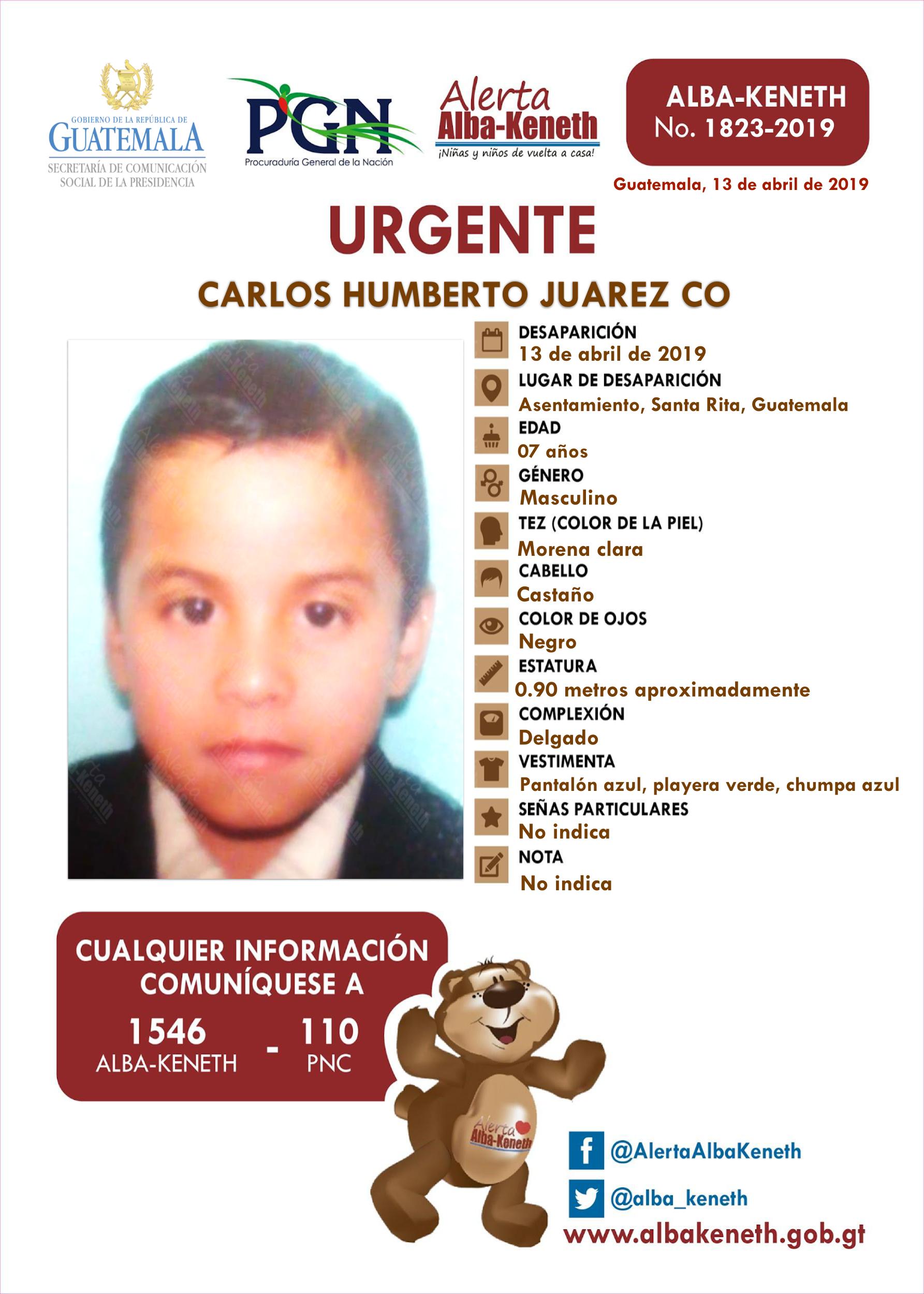 Carlos Humberto Juarez Co