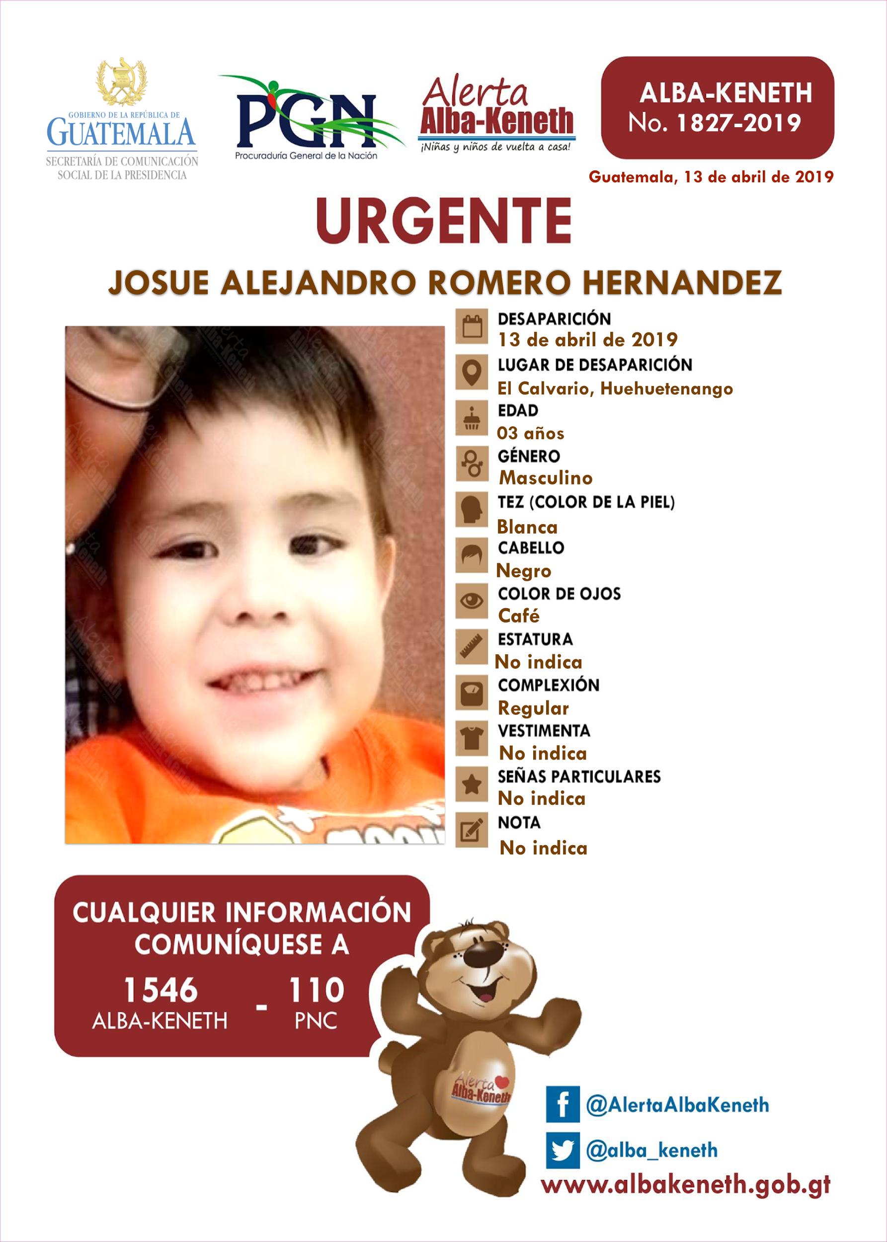 Josue Alejandro Romero Hernandez