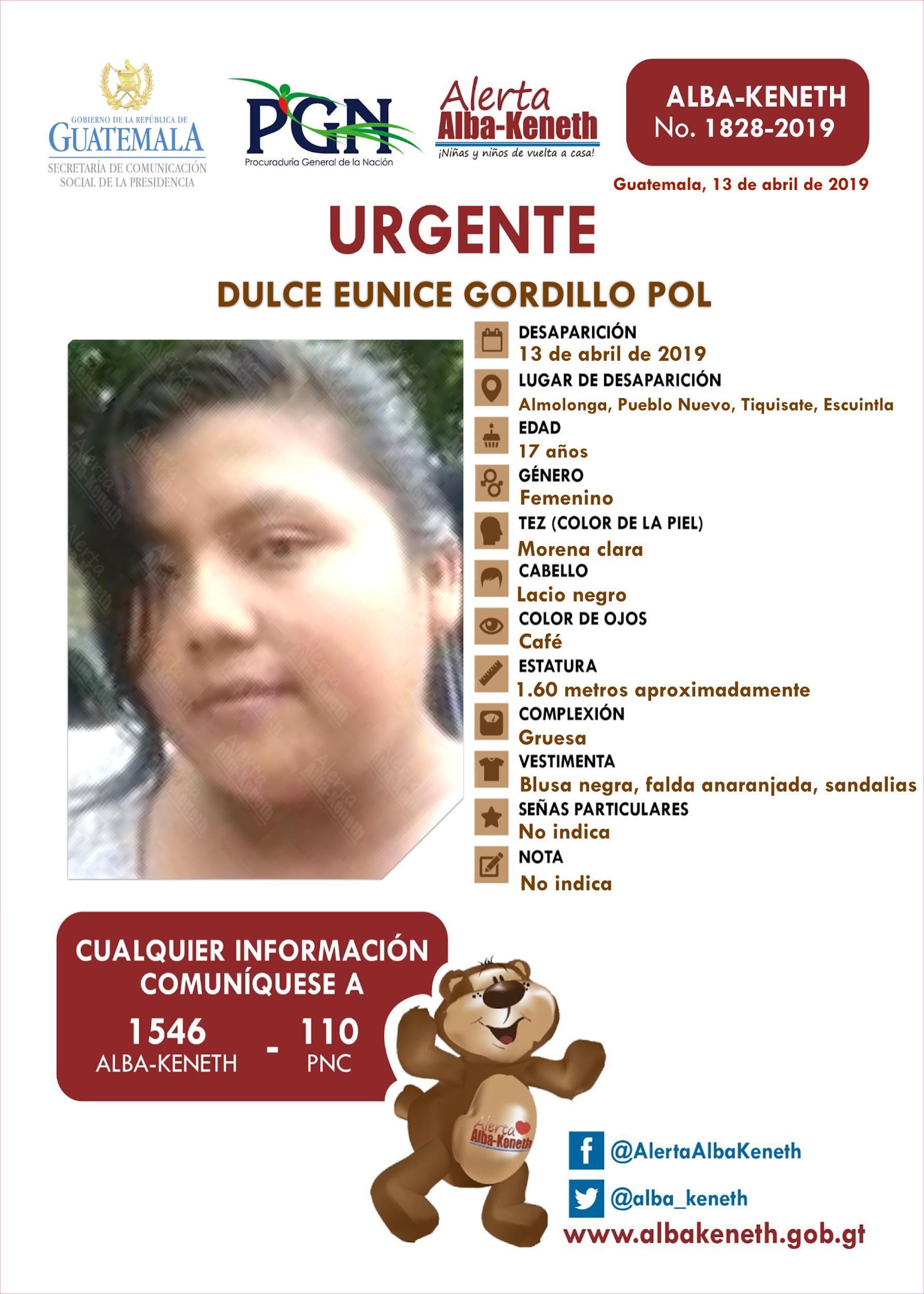 Dulce Eunice Gordillo Pol