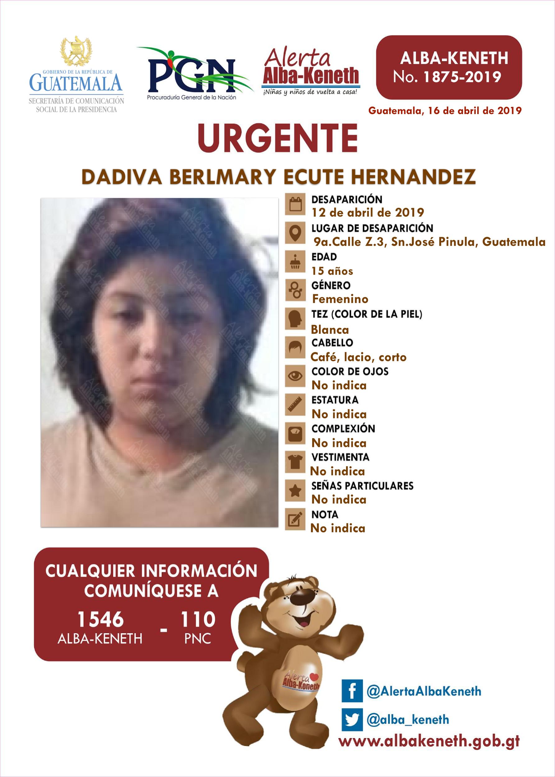 Dadiva Berlmary Ecute Hernandez